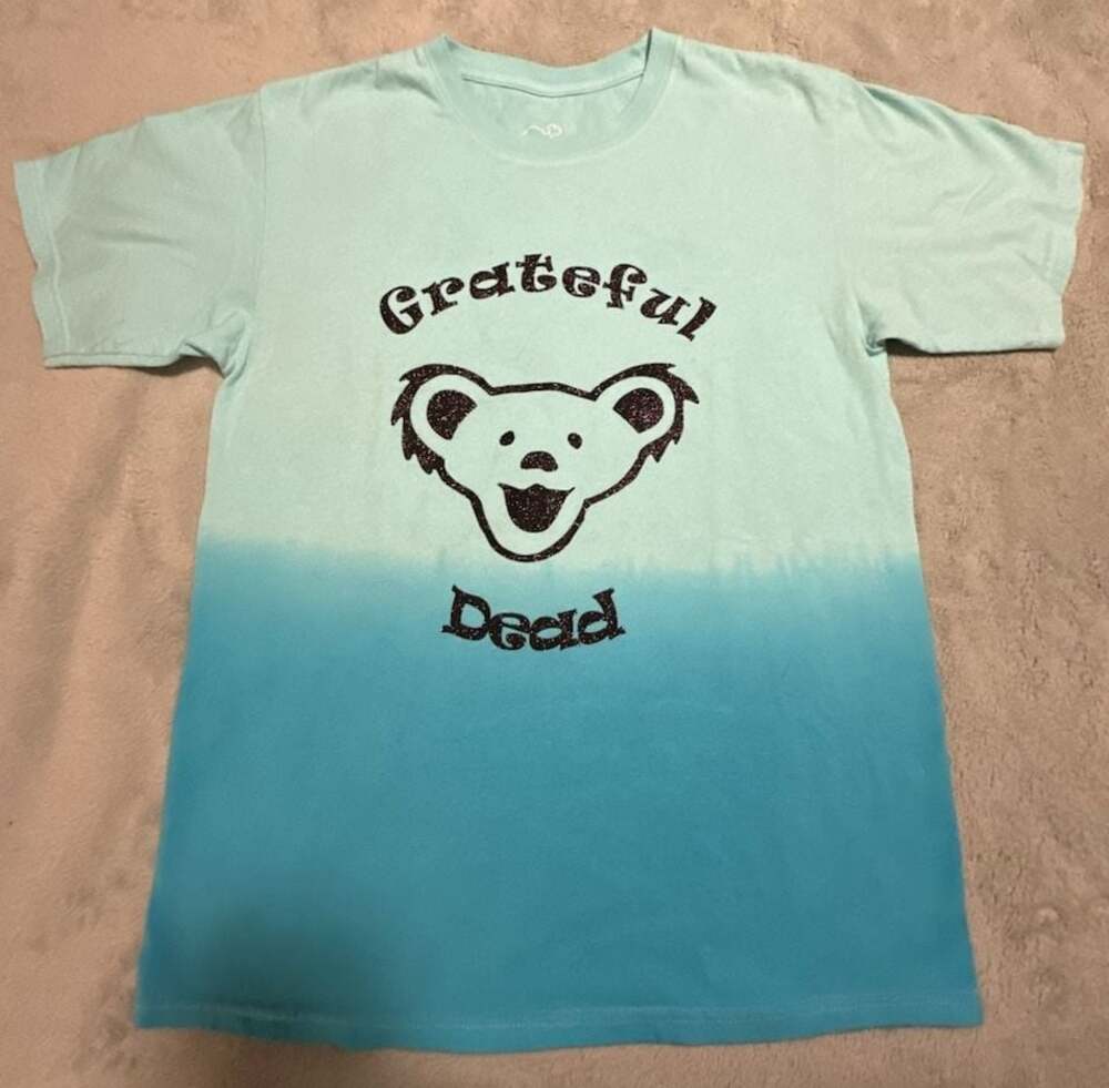 LuckyBird Grateful Dead Dancing Bear Ombre T-Shirt Size M